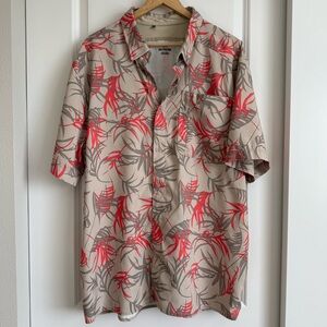 Under Armour Shirt Tropical Short Sleeve Mens Summer